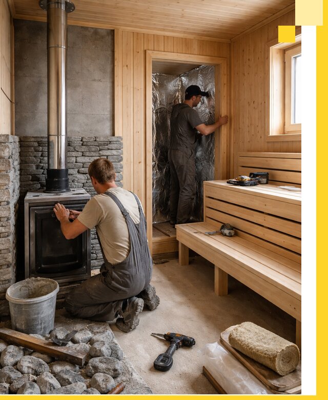 Строительство и изготовление бань под ключ в Мытищах