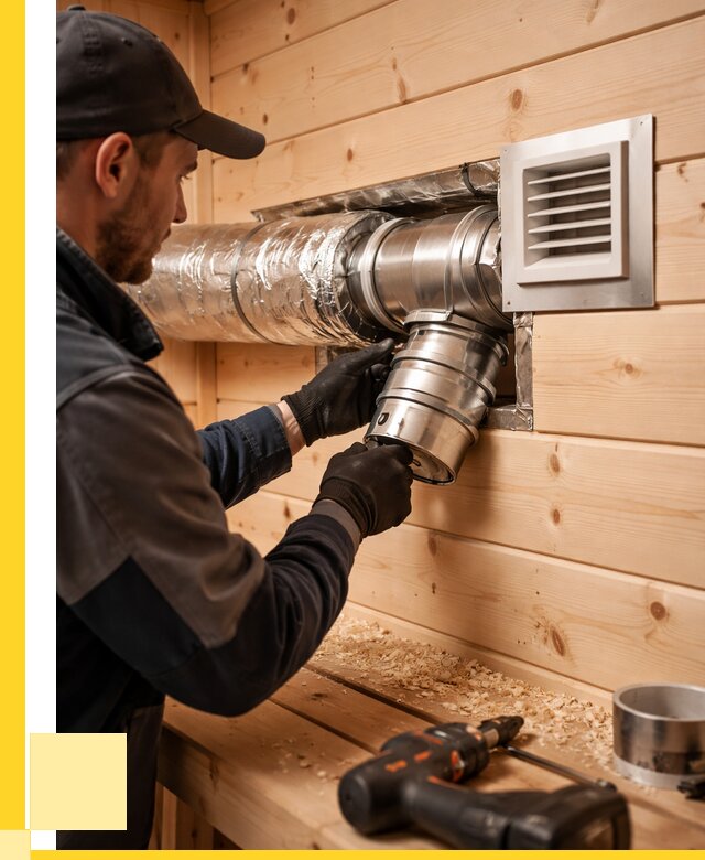 Монтаж вентиляции бани в Мытищах от 12186 р. | ЭриданМтщ