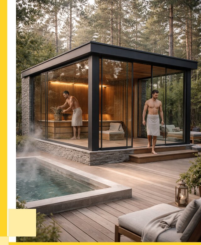 Стеклянные бани и двери в Мытищах от 456975 р. | ЭриданМтщ