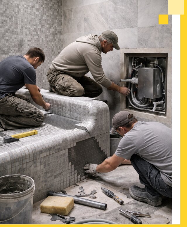 Проекты хамамов под ключ в Мытищах и дизайн и строительство