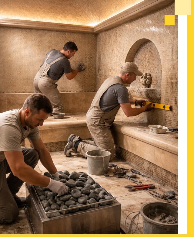 Проектирование и строительство хамама и сауны в Мытищах