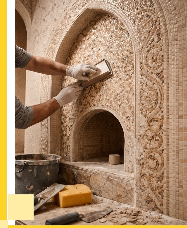 Мозаика для хамама в Мытищах под ключ от 5078 р. | ЭриданМтщ